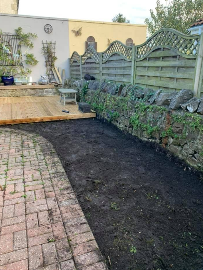 Before landscaping