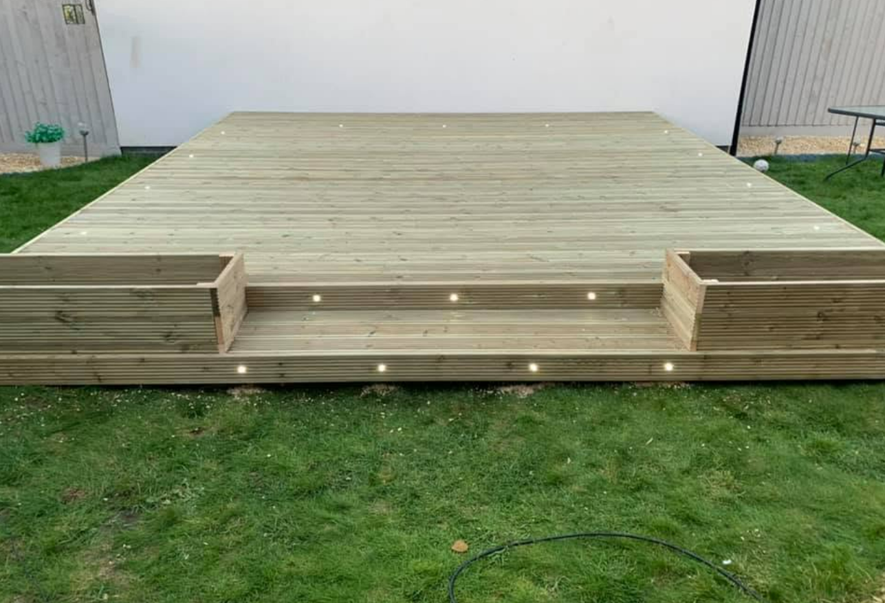 After landscaping