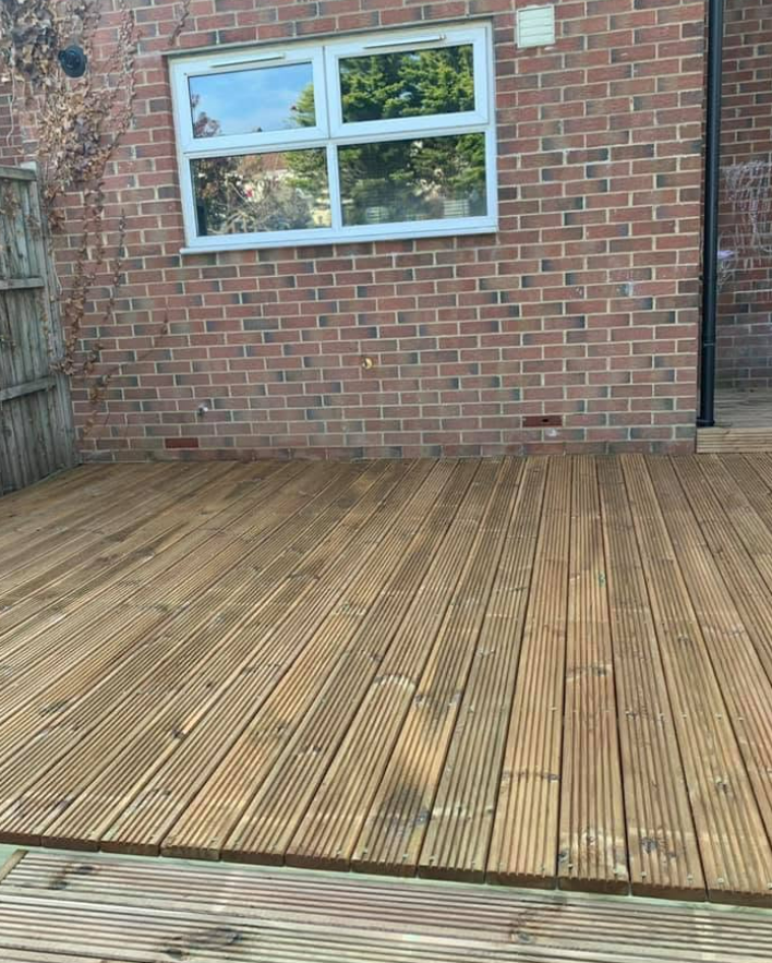 After landscaping